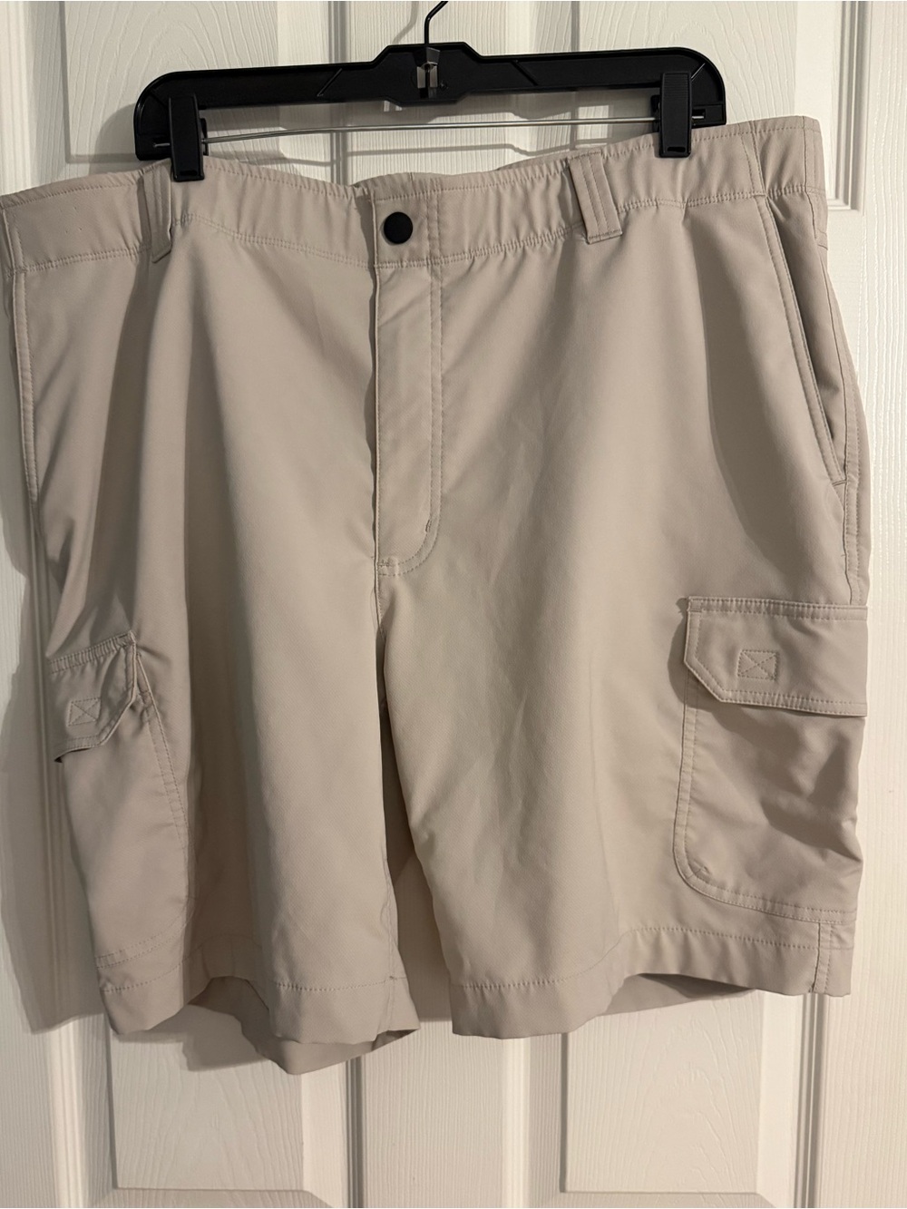 Roundtree & Yorke‎ Performance Men's Cargo Shorts Size 42 Gray Stretch